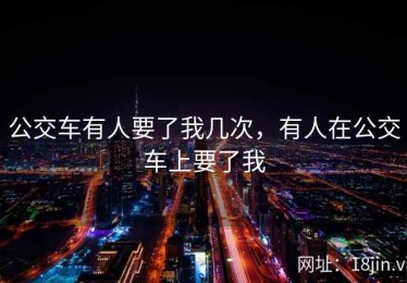 公交车有人要了我几次，有人在公交车上要了我