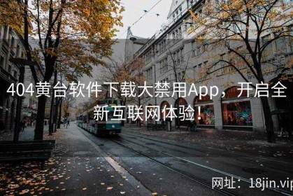 404黄台软件下载大禁用App，开启全新互联网体验！