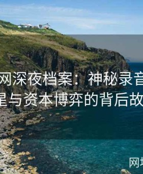 《黑料网深夜档案：神秘录音曝光后，明星与资本博弈的背后故事》
