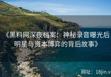 《黑料网深夜档案：神秘录音曝光后，明星与资本博弈的背后故事》