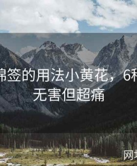 冰块和棉签的用法小黄花，6种玩睾丸无害但超痛