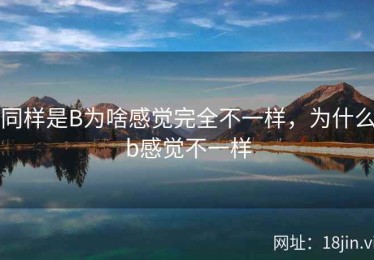 同样是B为啥感觉完全不一样，为什么b感觉不一样