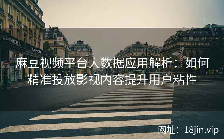 麻豆视频平台大数据应用解析：如何精准投放影视内容提升用户粘性