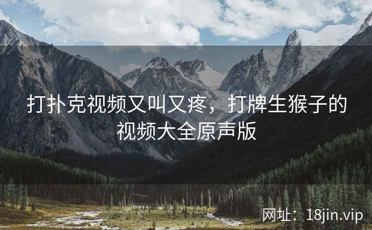 打扑克视频又叫又疼，打牌生猴子的视频大全原声版